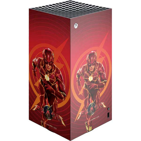 DC Comics The Flash Movie: Flash in Motion XBox Series X Digital Edition Console Skin
